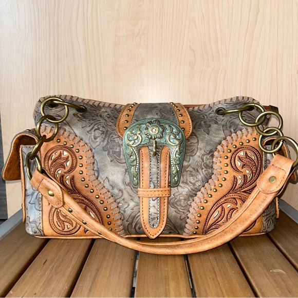 Montana West Handbags - Montana West Brown Concealed Weapon
